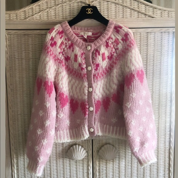 LoveShackFancy Jamie Heart Cardigan | Poshmark