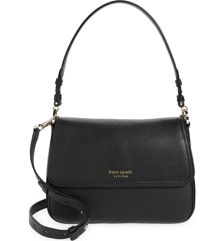 hudson pebble leather medium convertible shoulder bag | Nordstrom