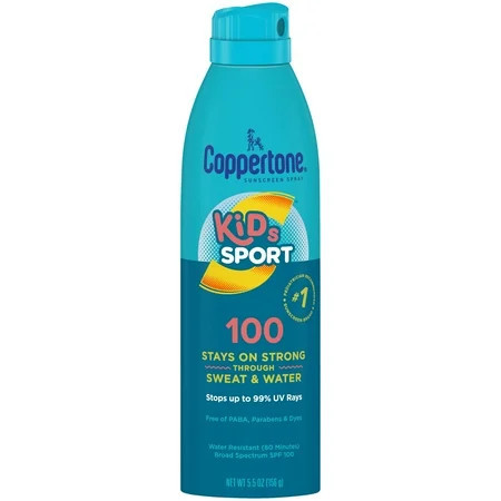 Coppertone Kids Sunscreen Spray SPF 100 Spray Sunscreen for Kids 5.5 oz | Walmart (US)