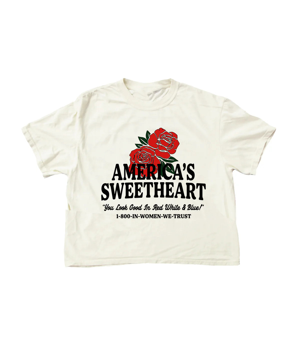 America's Sweetheart Cropped Boxy Tee | Shop Kristin Jones