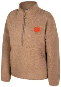 Colosseum Women's Clemson Tigers Brown Polar Fleece Jacket | DICK'S Sporting Goods