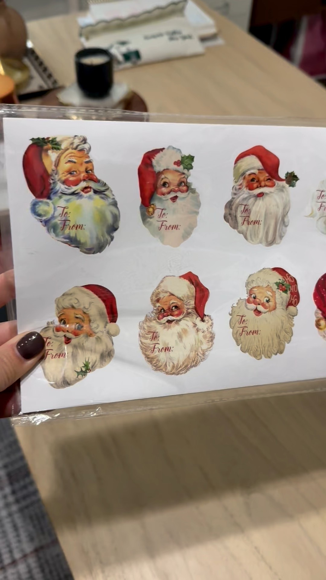 Cutest Santa stickers for gifts! 

#LTKHoliday #LTKCyberWeek #LTKGiftGuide