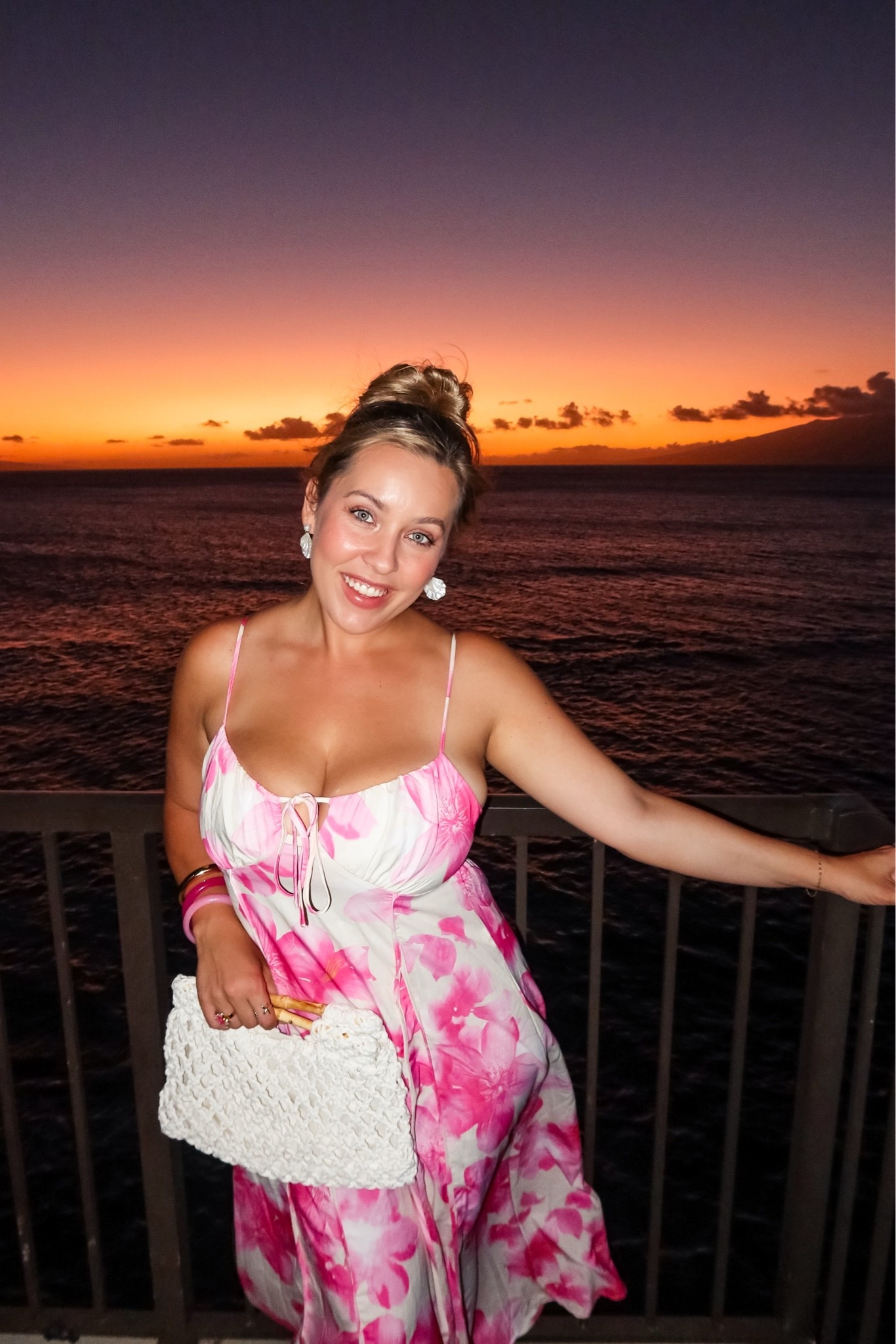 White beach crochet bag
Pink floral dress
Hawaii vacation outfit
Tropical pink vacation dress
Sunset photography

#LTKTravel #LTKU #LTKSeasonal