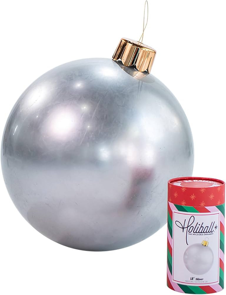 Holiball Inflatable Holiday Ornament \u2013 Ultimate Indoor/Outdoor Decoration \u2013 Reusable an... | Amazon (US)