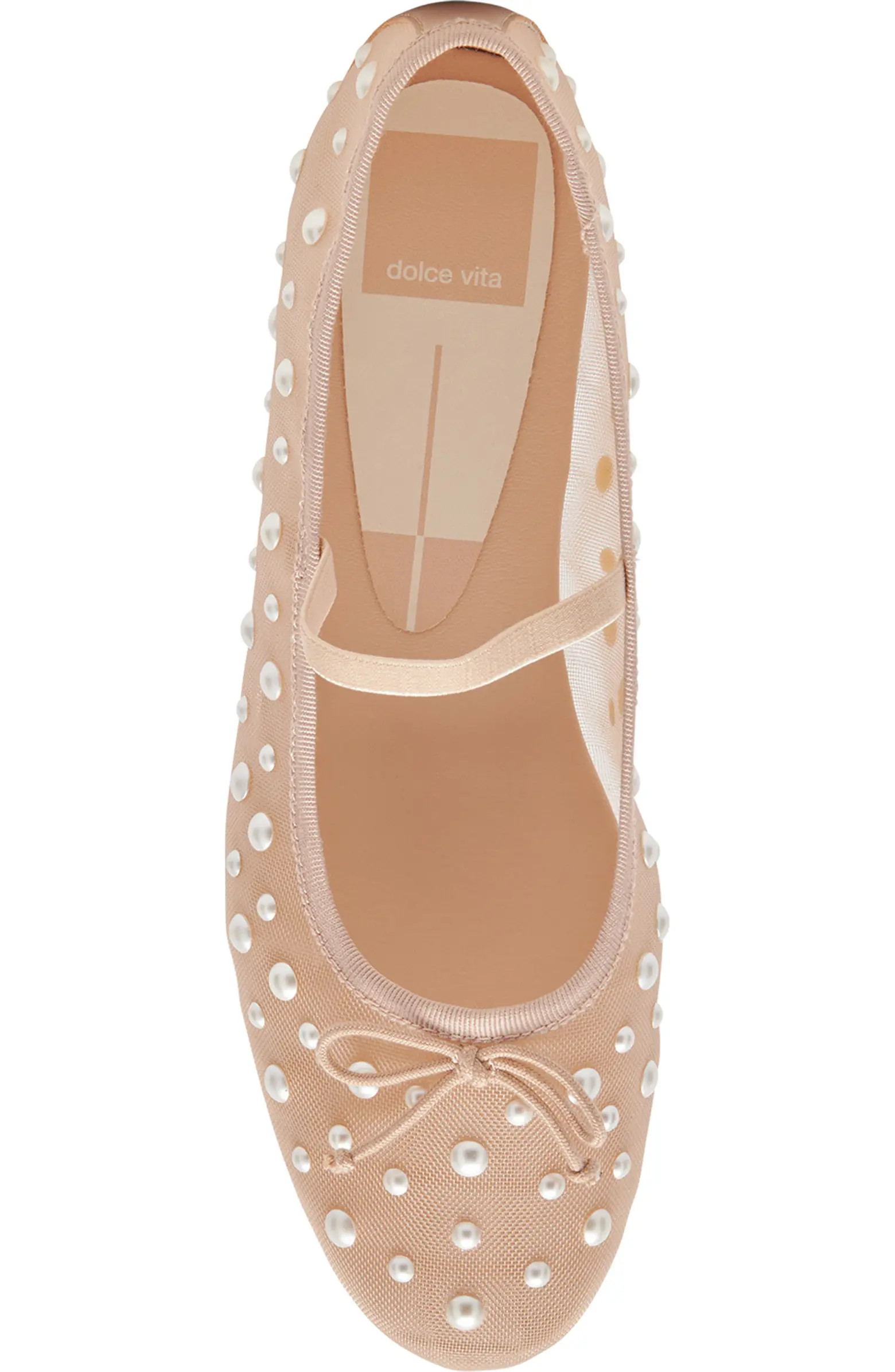 Cadel Imitation Pearl Mary Jane Flat (Women) | Nordstrom