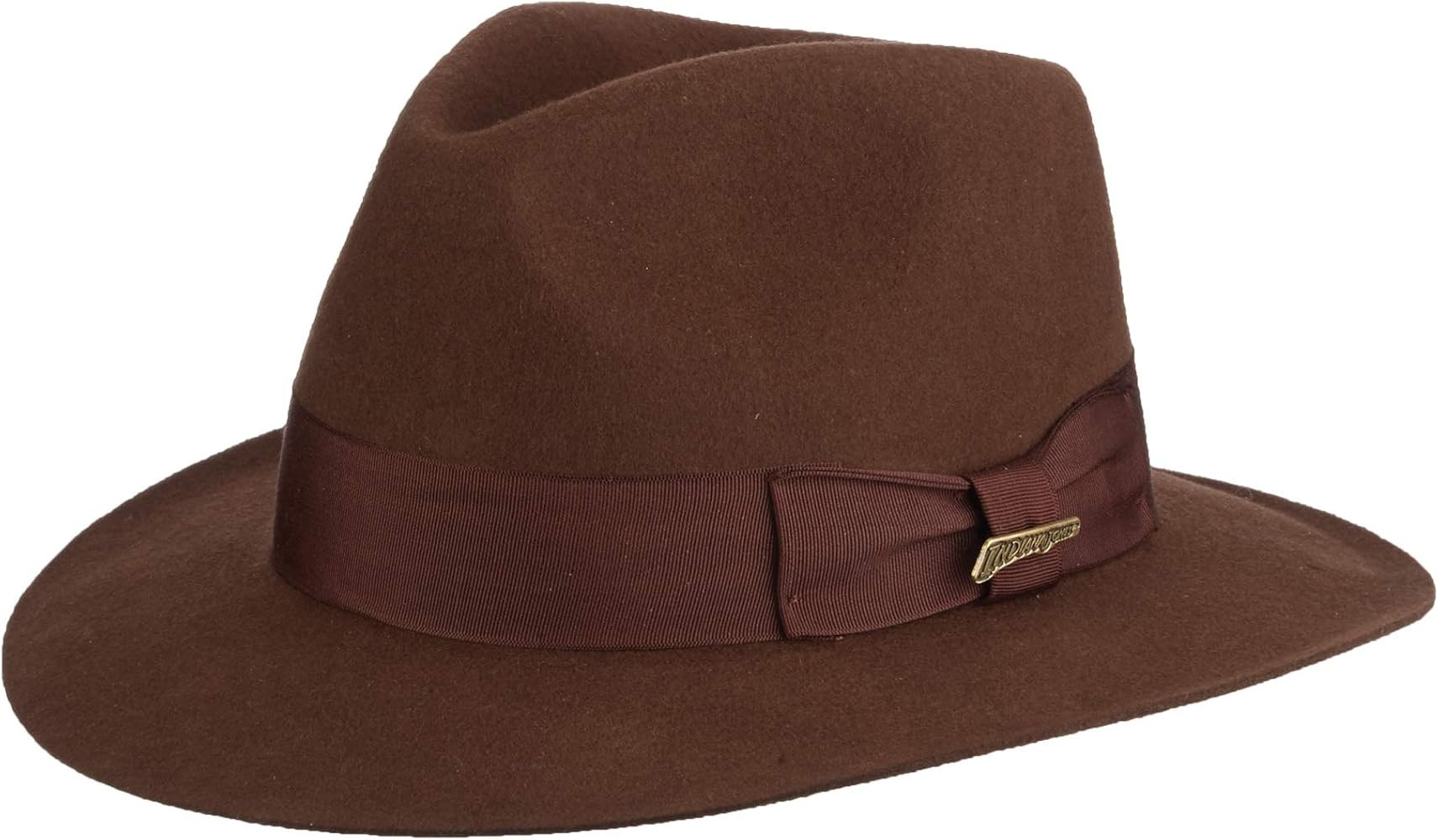 Dorfman Pacific Indiana Jones Men's Wool Felt Fedora | Amazon (US)