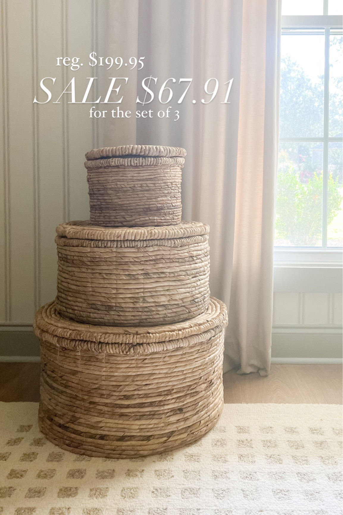 Crazy sale on these baskets!! // nursery, nursery finds, home decor, storage, organization 

#LTKsalealert #LTKunder100 #LTKhome
