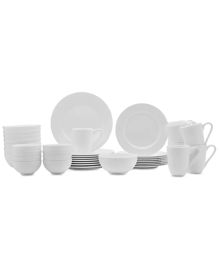 Mikasa  Tate  40-Pc. Dinnerware Set, Service for 8  & Reviews - Dinnerware - Dining - Macy's | Macys (US)