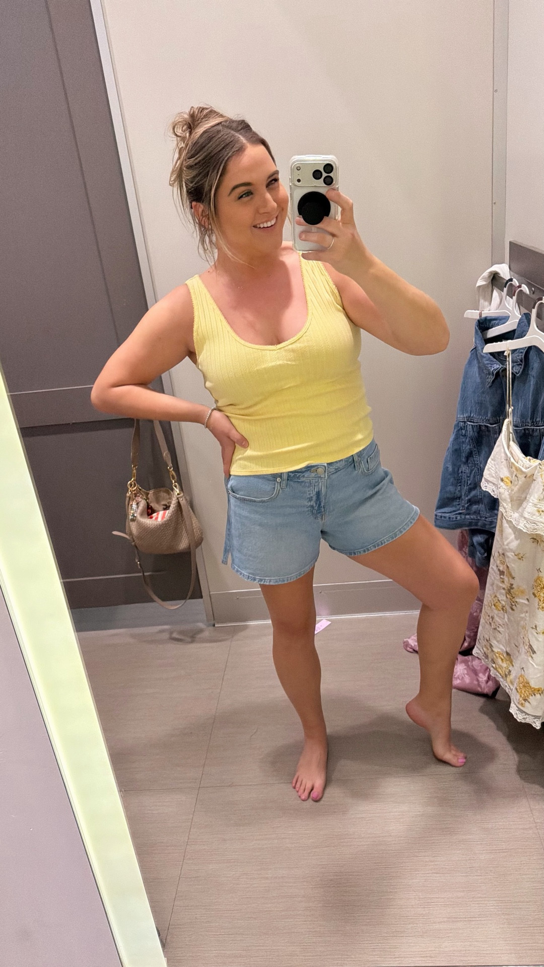Same vibe, different budget 🙌🏻

Finding affordable pieces that are the same (if not better) than the OG is my favorite kinda win! 

#momootd #momstyleinspo #midsizeootd #midsizestyle

affordable denim shorts, budget friendly fashion, summer shorts for women, mom style outfits, midsize mom style, look for less fashion, affordable summer outfits, casual summer style

#LTKootd #LTKmomlife #LTKMidsize