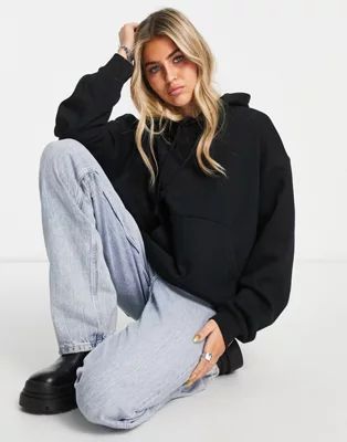 Weekday Essence hoodie in black | ASOS (Global)