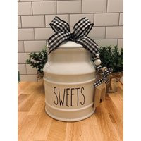 Rae Dunn Inspired - Sweets- Farmhouse- Coffee Bar- Cookie Canister | Etsy (US)