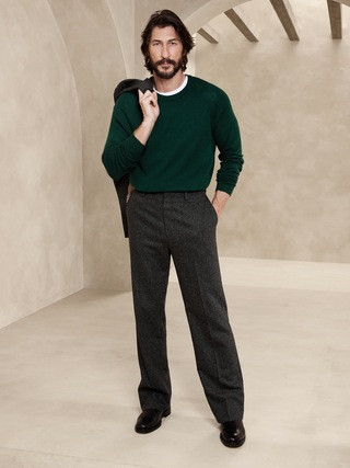 Franco Italian Merino Crew-Neck Sweater | Banana Republic (US)