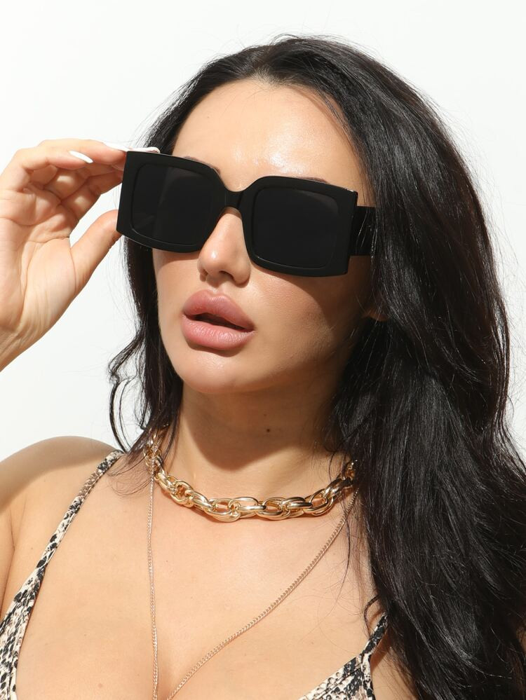 Square Frame Fashion Glasses | SHEIN