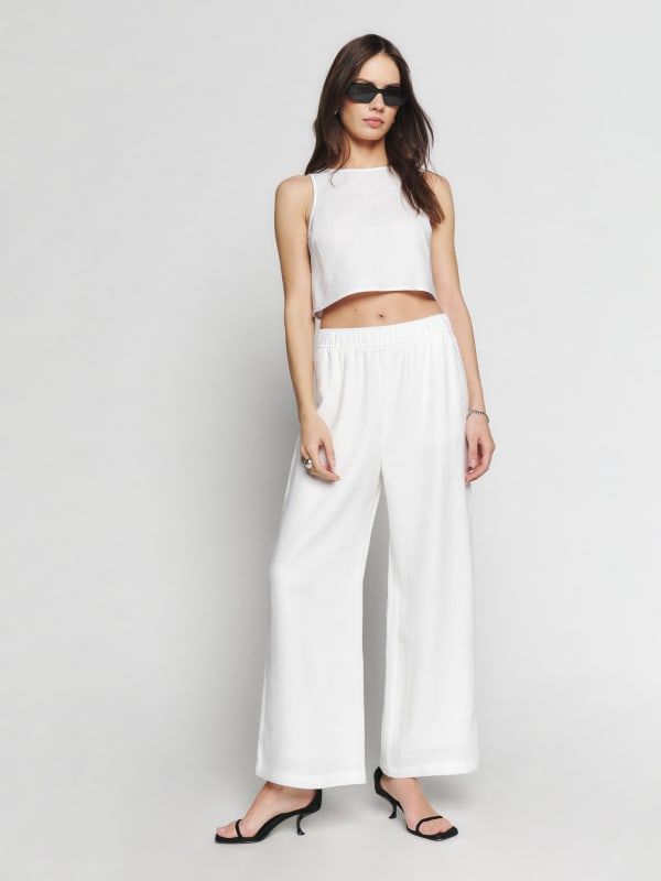 Ava Linen Pant | Reformation (US & AU)