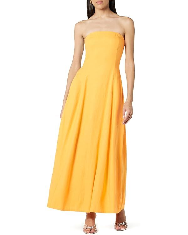 The Drop Women's Carlota Strapless Linen Maxi Dress | Amazon (US)
