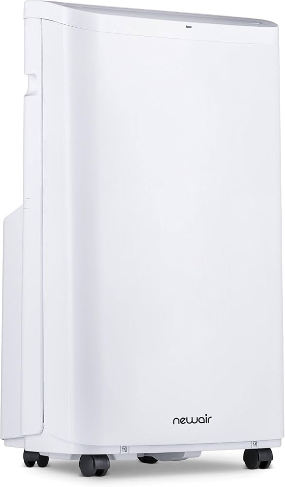 NewAir Portable Air Conditioner and Dehumidifier 14,000 BTU (9,500 BTU, DOE) Ultra Compact with Remote Control, NAC14KWH02 White | Amazon (US)