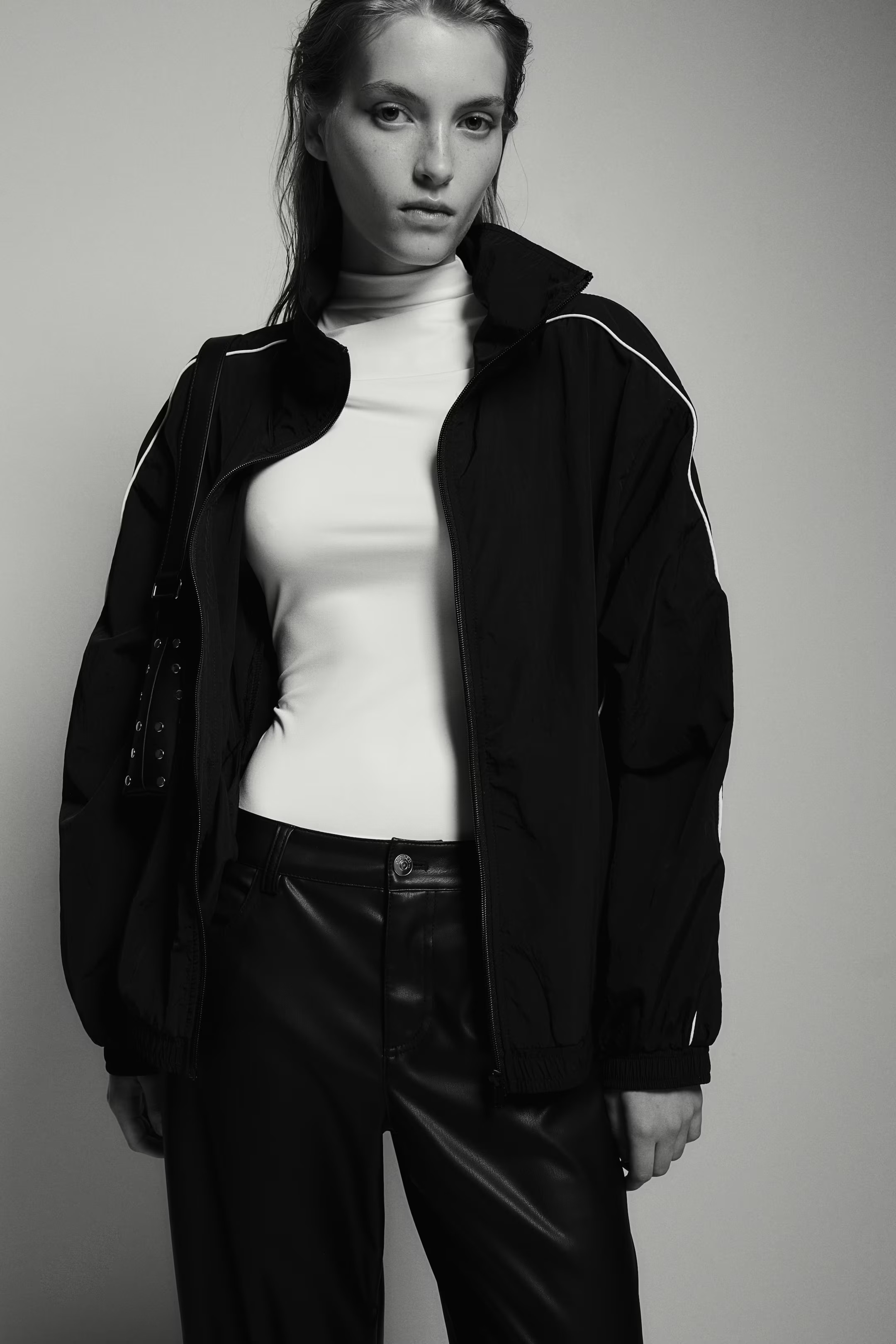 Straight Coated Pants | H&M (US + CA)