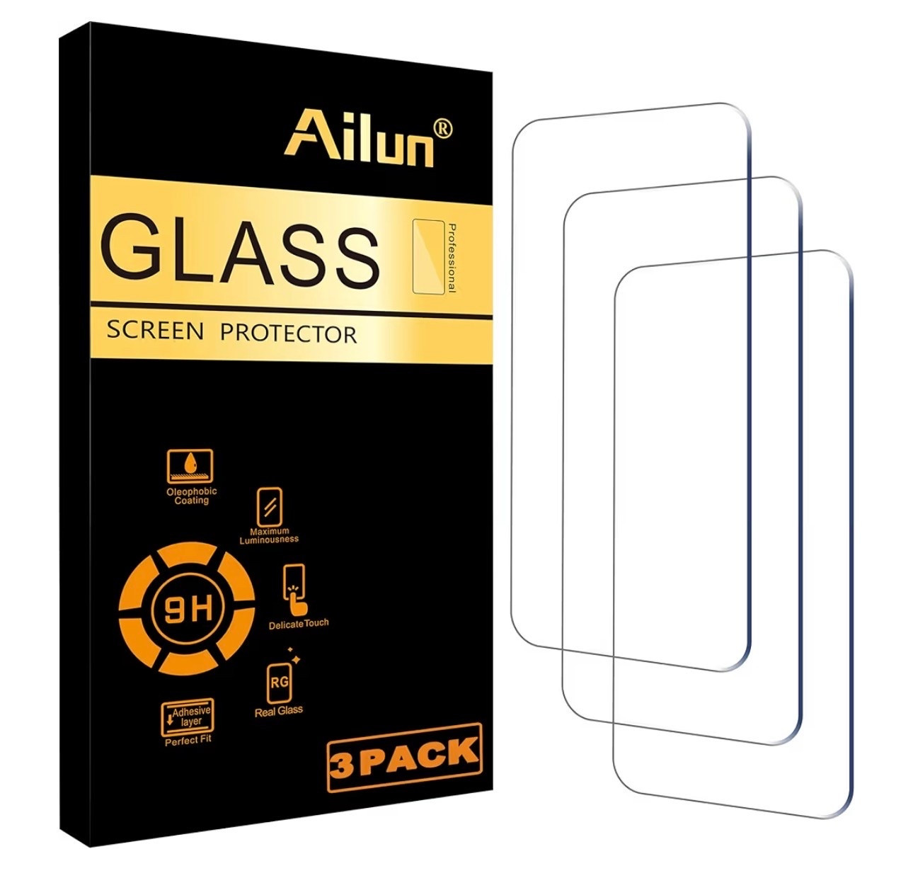 3 pack Tempered Glass Screen Protector - iPhone 16 Plus/iPhone 15 Plus/iPhone 15 Pro Max [6.7 Inch]

#LTKHome