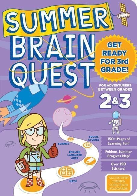 Summer Brain Quest: Between Grades 2 & 3: Workman Publishing, Walker, Persephone, Piddock, Claire... | Amazon (US)