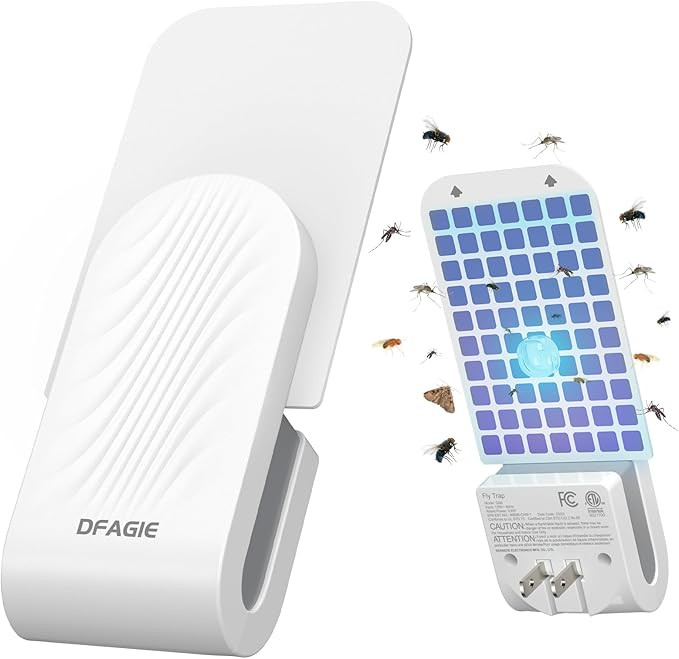Fly Trap Indoor(1 Device + 5 Glue Cards), Plug-in Flying Insect Trap for Mosquito, Flies, Fruit F... | Amazon (US)