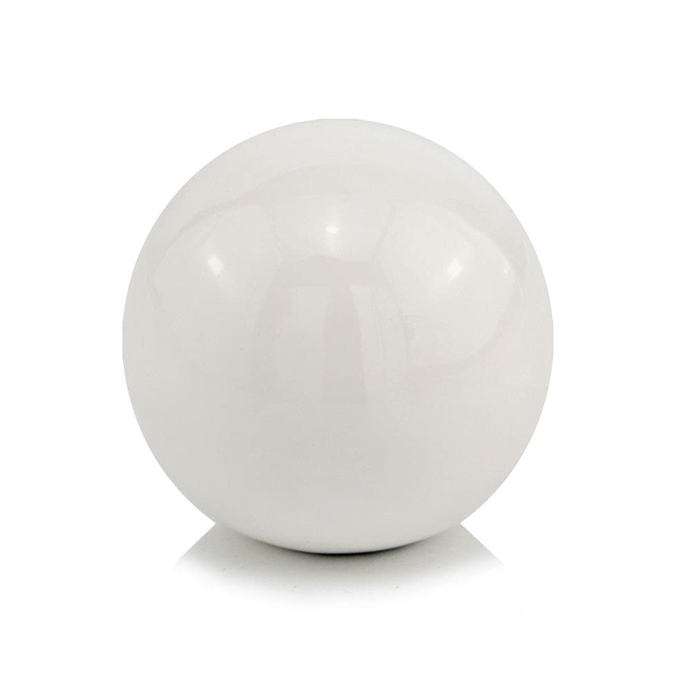Modern Day Accents 4493 Bola Blanco White Sphere, Aluminum, Filler, Orbs Decorative Balls, Tablet... | Amazon (US)