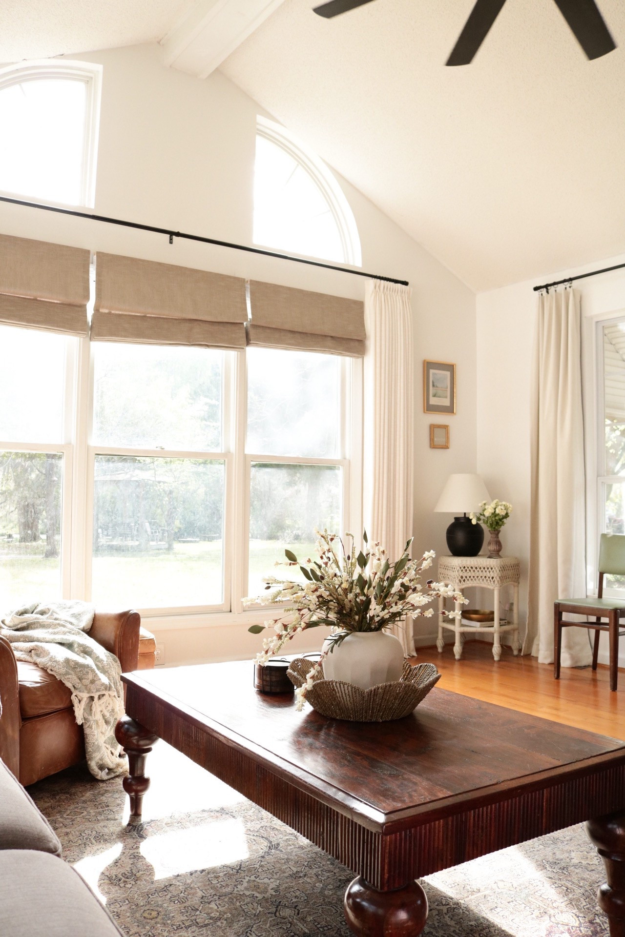 Living room decor, curtains, Roman shades, neutral home decor, cozy living room, white curtains, pleated curtains, wall art, coffee table, traditional home style

#LTKFindsUnder50 #LTKHome #LTKStyleTip