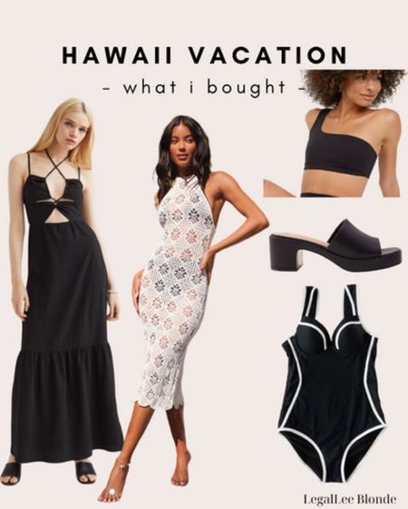 What I bought for our beach vacation! Hawaiian vacay - beach outfits - swimwear - swim coverup - maxi dress 

#LTKtravel #LTKunder100 #LTKswim