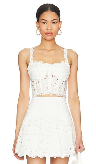 Tessa Top in White | Revolve Clothing (Global)