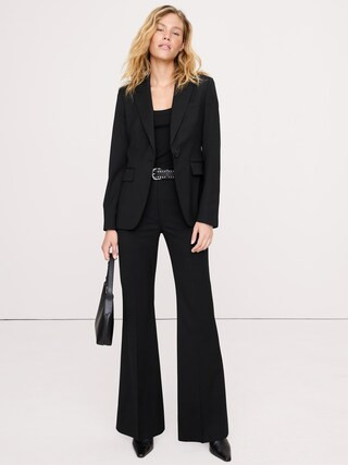 Banana Republic Slim Italian Wool blazer in black