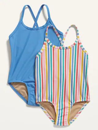 2-Pack One-Piece Swimsuit for Toddler Girls | Old Navy (US)