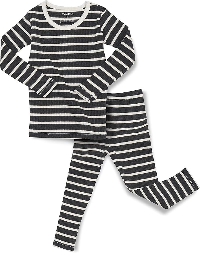 AVAUMA Baby Boys Girls Pajama Set 6M-7T Kids Cute Toddler Snug fit Pjs Cotton Sleepwear | Amazon (US)