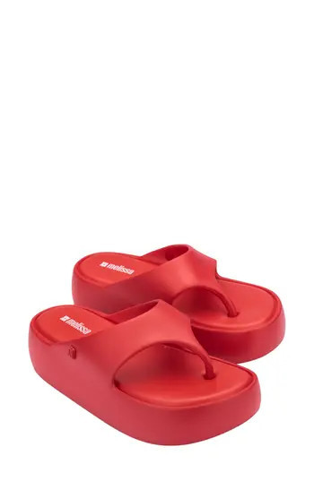 Melissa Free Platform Flip Flop in Red at Nordstrom Rack, Size 8 | Nordstrom Rack