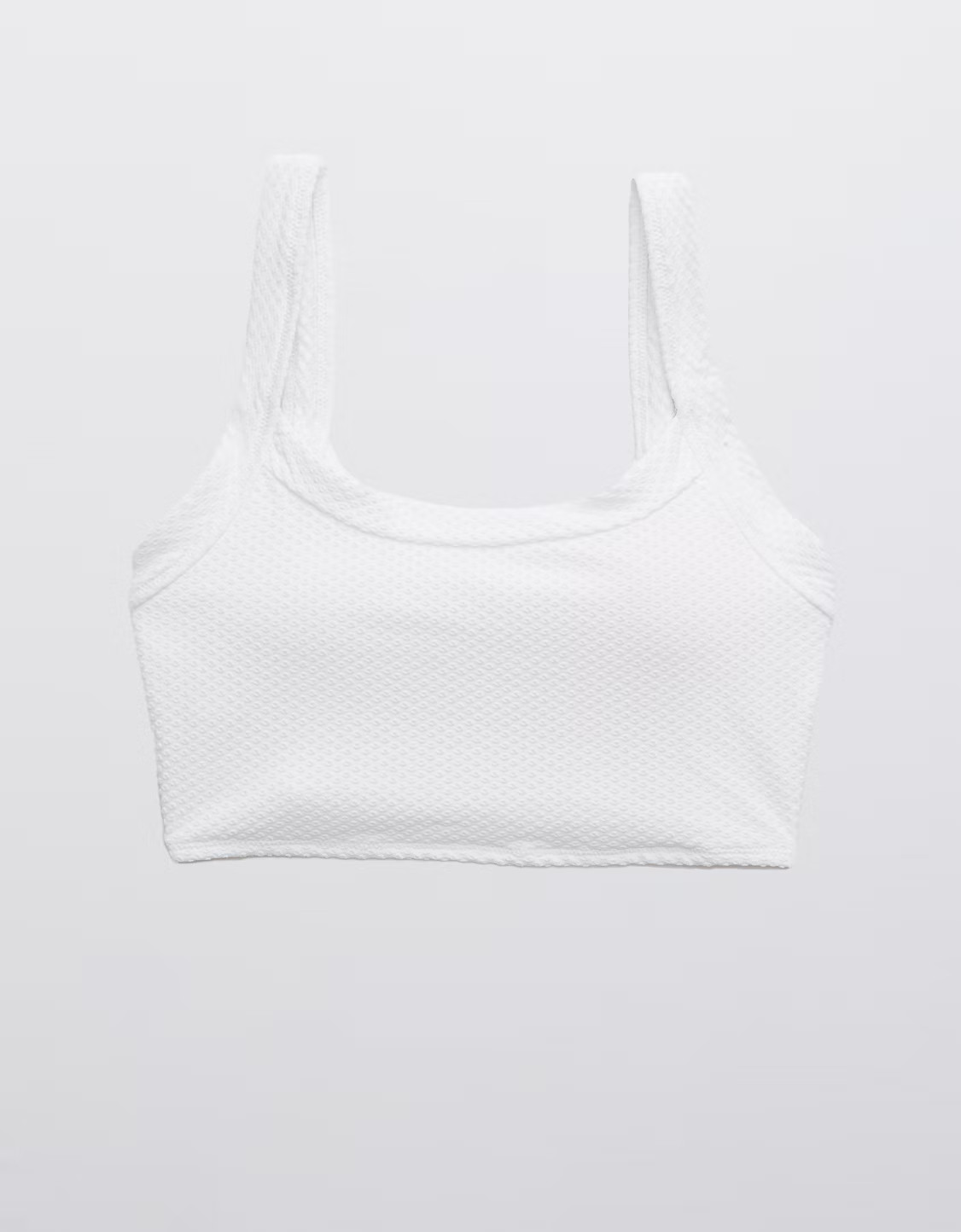 Aerie Jacquard Longline Scoop Bikini Top | American Eagle Outfitters (US & CA)