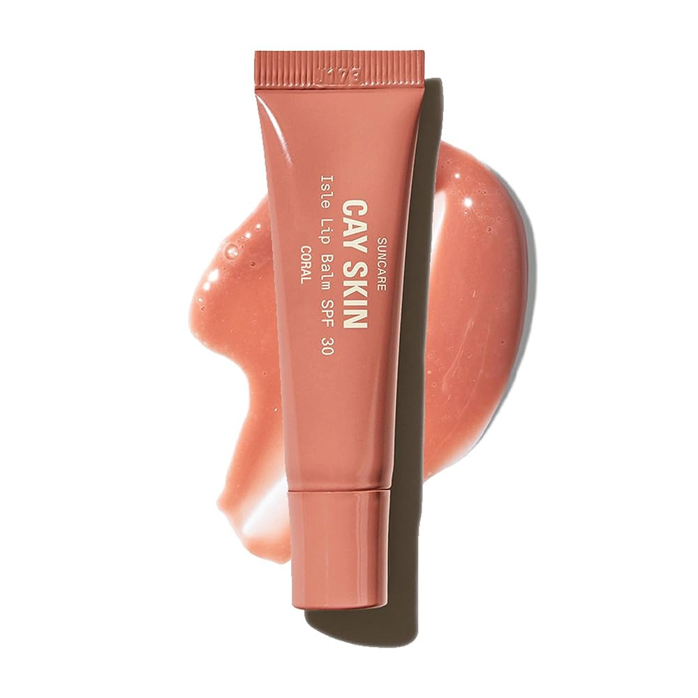 Cay Skin Isle Lip Balm SPF 30 – High Shine, Hydrating, Non-Sticky Lip Gloss in Vanilla Brown Su... | Amazon (US)
