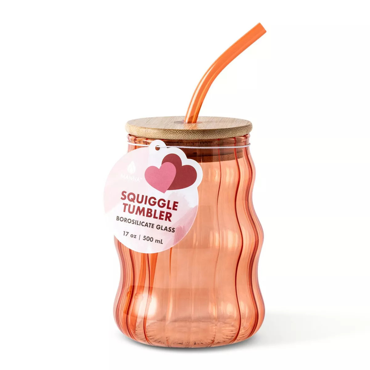 Manna 17oz Poppy Squiggle Tumbler Red | Target