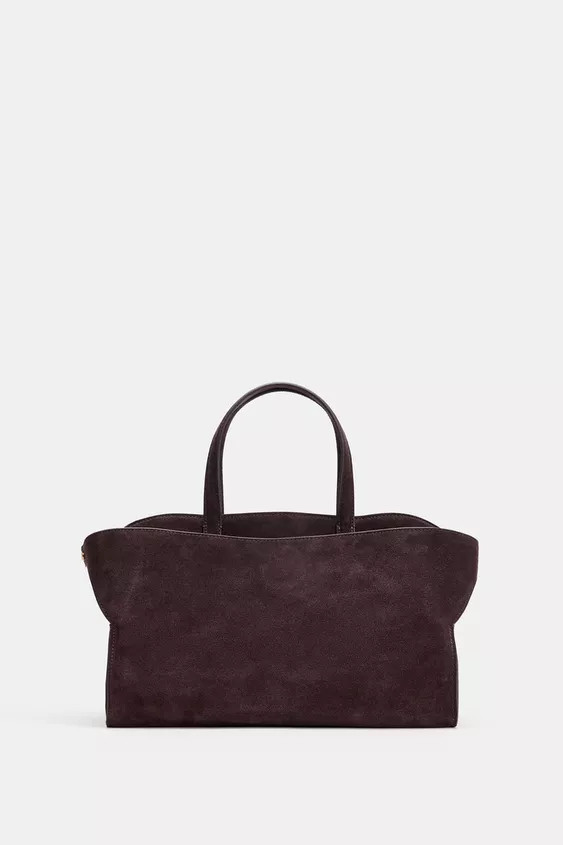 LEATHER CITY BAG | Zara UK