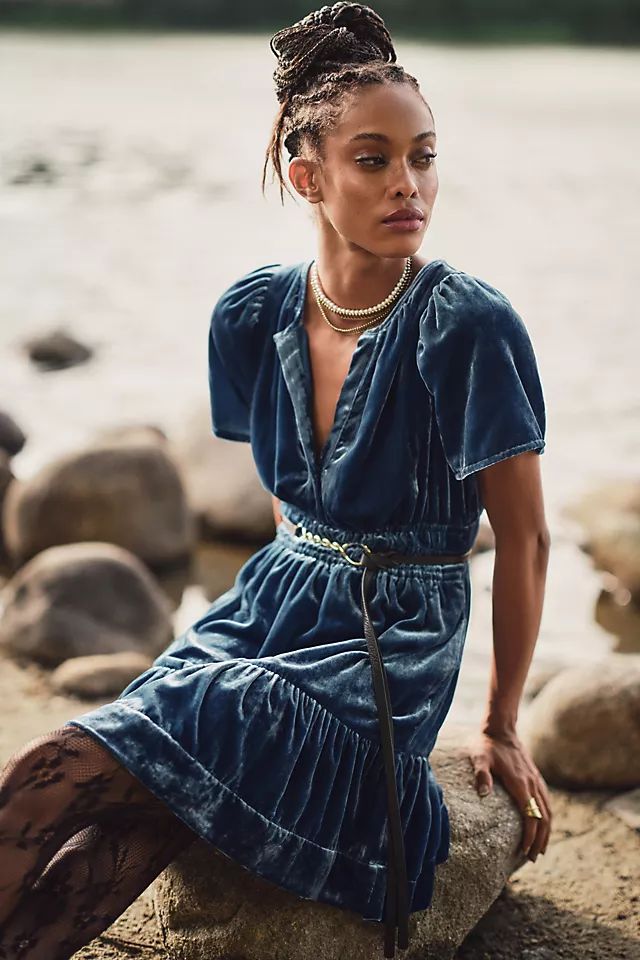 The Somerset Mini Dress: Velvet Edition | Anthropologie (US)