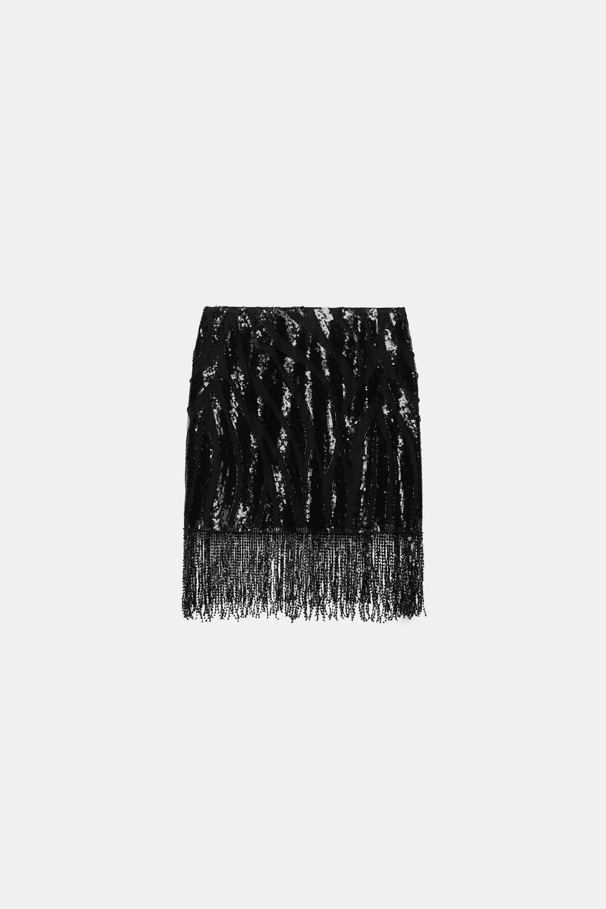 GONNA FRANGE PAILLETTE | Zara IT