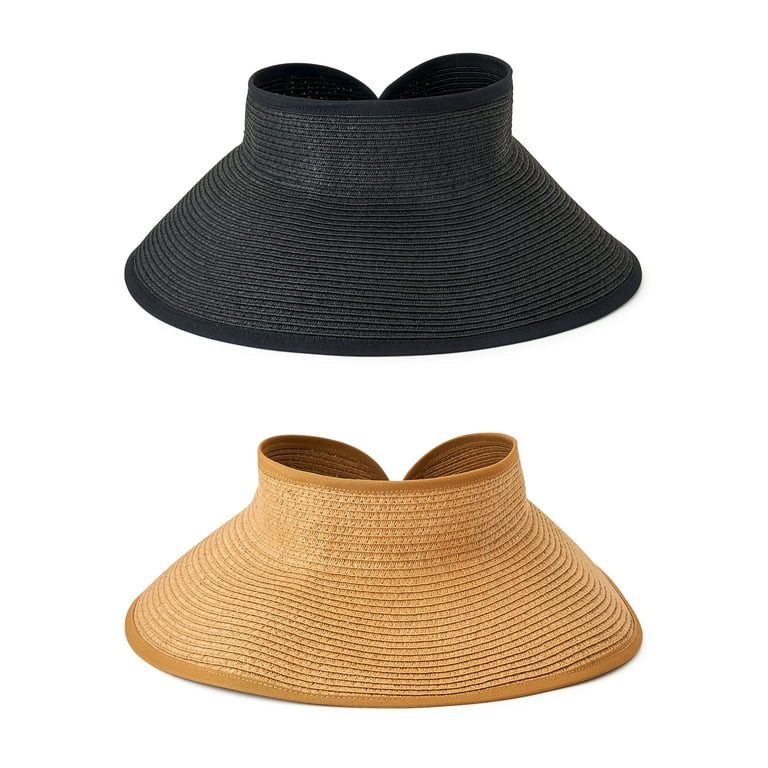 Time and Tru Women's Packable Visors, 2-Pack | Walmart (US)