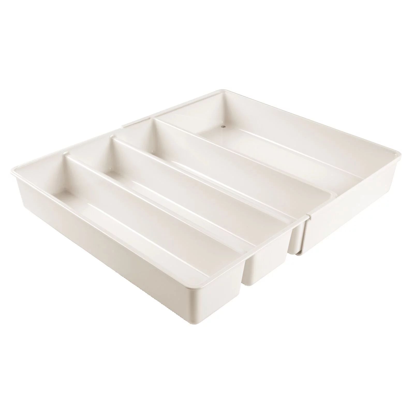 mDesign Plastic Adjustable/Expandable Drawer Storage Organizer w/ 4 Compartment for Kitchen, Bath... | Walmart (US)