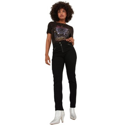 Joe Browns Stretch Denim Rocker Skinny Jean - 26 W, Black | Target