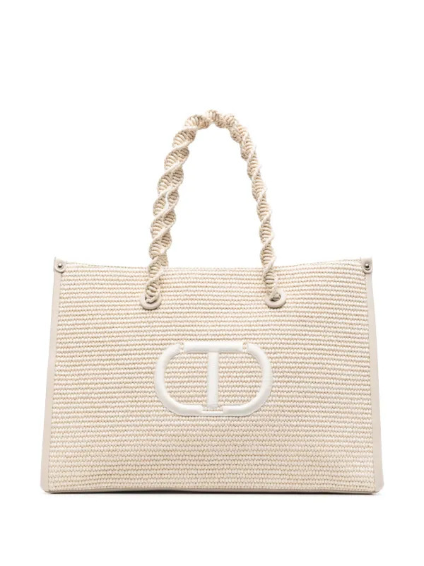 logo-patch tote bag | Farfetch Global