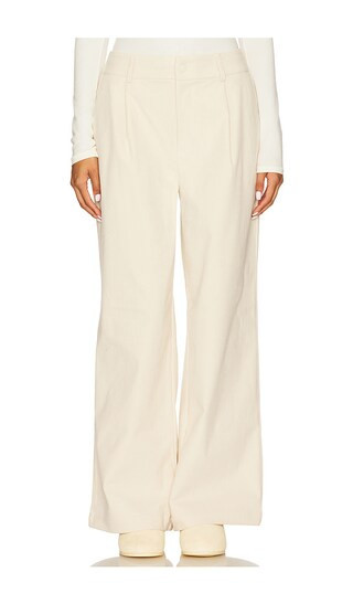 Varley Rocio Wide Leg 29.5 Pant in Ivory. - size L | Revolve Clothing (Global)