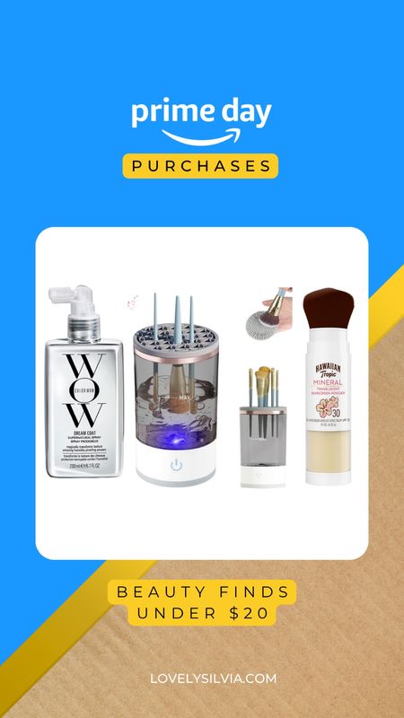 Prime Day purchases: Beauty Edition 

Some beauty repurchases and new finds like this automatic brush cleaner and all under $20!

amazon beauty, amazon finds, Amazon must haves, amazon prime, prime day sale, prime day finds

#LTKbeauty #LTKxPrimeDay #LTKsalealert