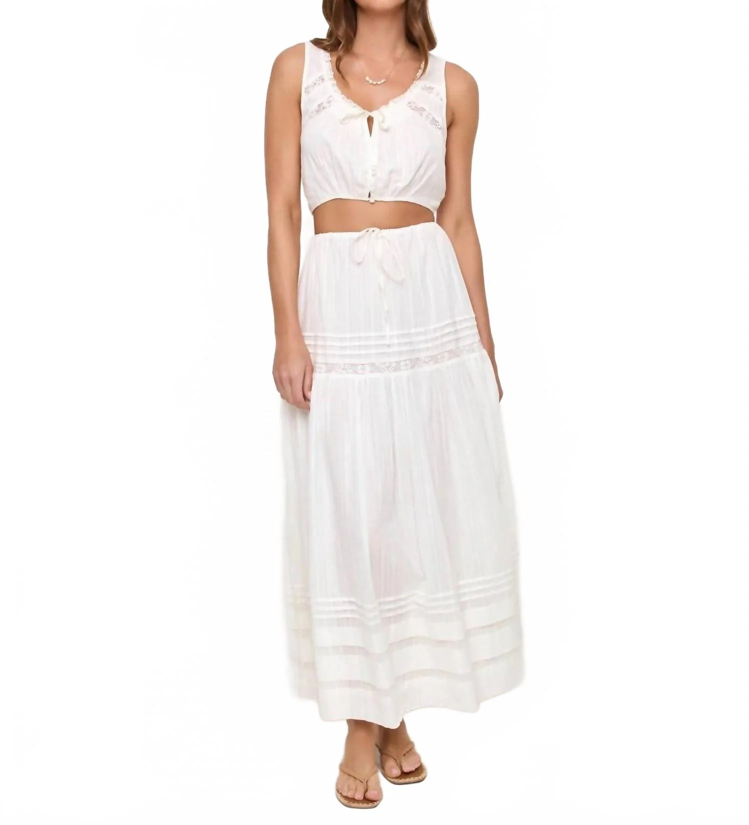 Reia Top In White | Shop Simon