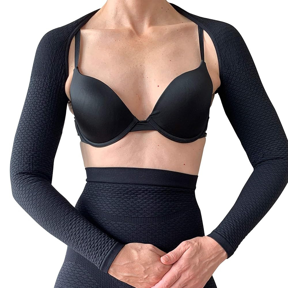 Bioflect® Compression Arm Sleeves Wrap with Bioactive Fibers and Raised Massaging Knit - for Sup... | Amazon (US)