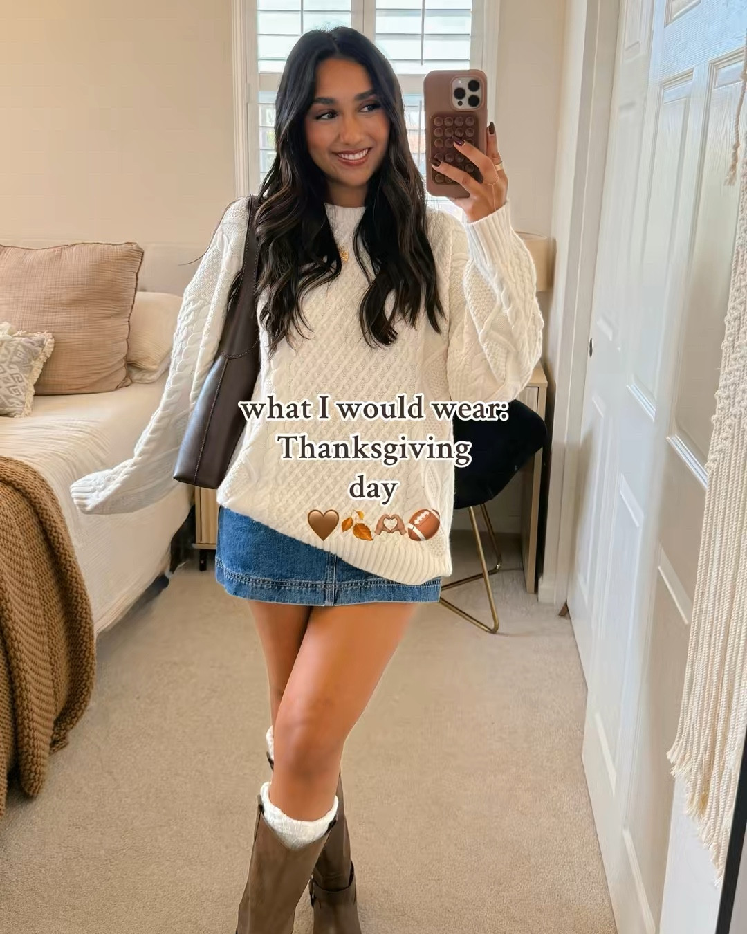 What I would wear: Thanksgiving day!🫶🏽🤎🪵🍂
