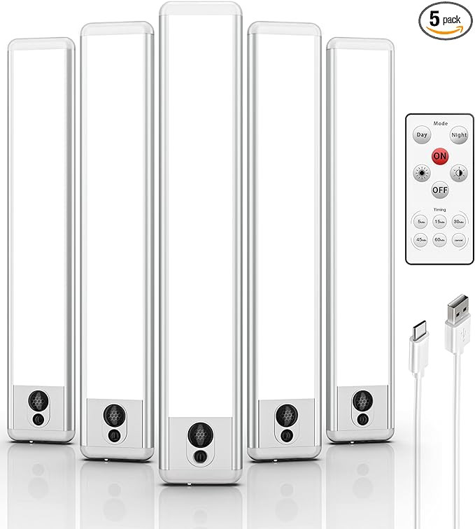 EZVALO Under Cabinet Lights, LED Closet Lights Wireless USB Charging, Motion Sensor Lighting Indo... | Amazon (US)