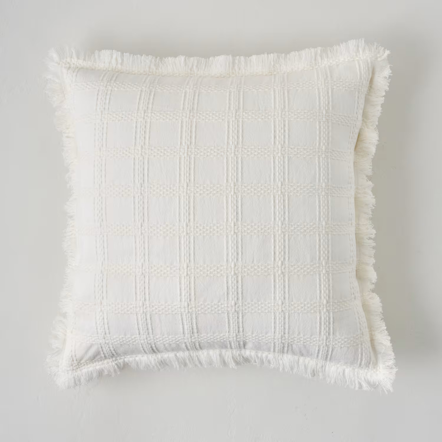Harper Textured Grid Pillow | Magnolia
