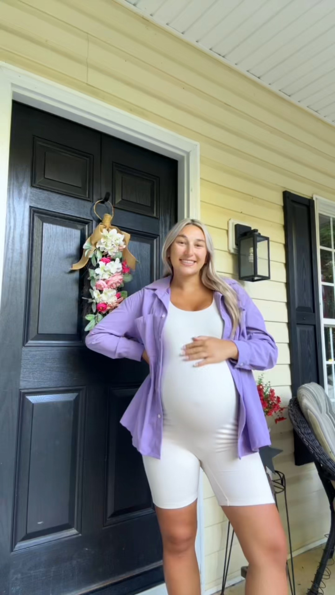 Maternity Shorts Romper 